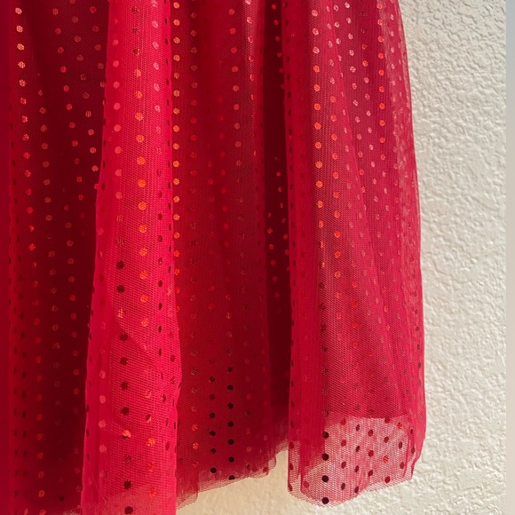 Red Mesh Skirt, Girls Size XL (14-16), NWT, Great for Christmas 🎄 or V-Day ❤️ - Picture 2 of 5